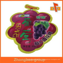 Fabriqué en Chine Sac en forme de forme spéciale en forme de fruit pour les bonbons